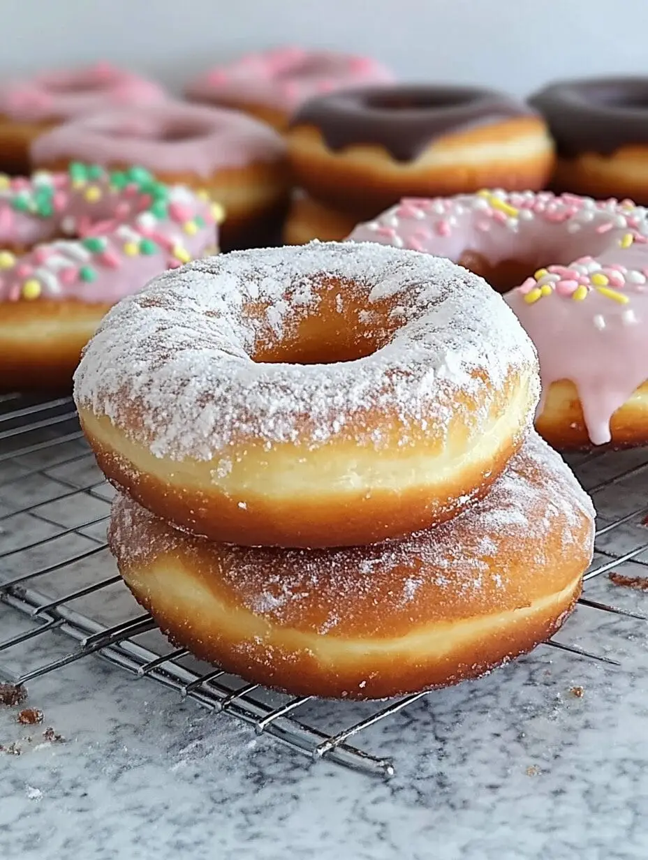 Amerikanische Hefe-Donuts